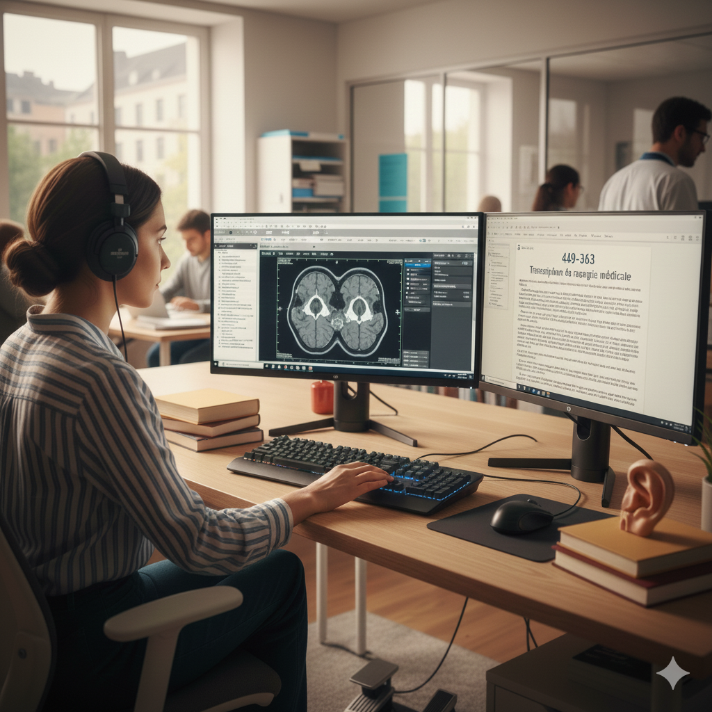 449-363 Transcription de rapports d’imagerie médicale 