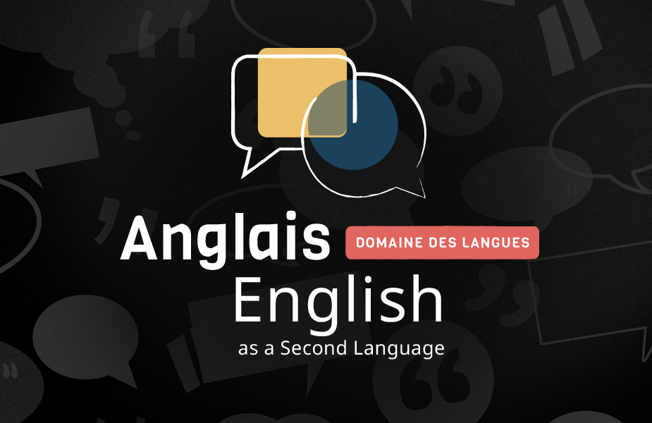 English as a Second Language • 5e secondaire